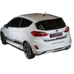 Ford Fiesta ST MK8 2018-2020 3 GPF-Back Sportavgassystem Med Avgasventil Cobra Sport