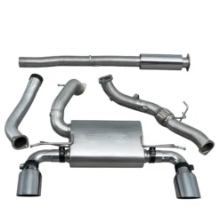 Ford Focus RS (Mk3) 15- Turboback-sportavgassystem (Med De-Cat & Ljuddämpare) (Non-Valved) Cobra Sport
