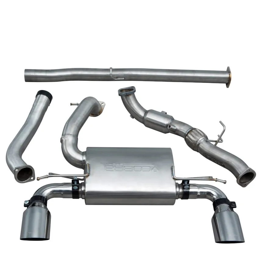Ford Focus RS (Mk3) 15- Turboback-sportavgassystem (Med Sportkatalysator & Ej Ljuddämpat) (Non-Valved) Cobra Sport