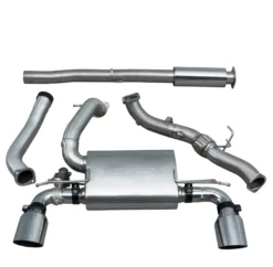 Ford Focus RS (Mk3) 15- Turboback-sportavgassystem (Med De-Cat & Ljuddämpare) (Valved) Cobra Sport
