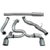 Ford Focus RS (Mk3) 15- Turboback-sportavgassystem (Med Sportkatalysator) venom (Valved) Cobra Sport