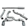 Ford Focus RS (Mk3) 15- Turboback-sportavgassystem (Med De/Cat) Venom (Valved) Cobra Sport