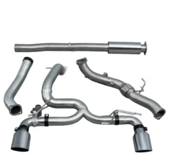 Ford Focus RS (Mk3) 15- Turboback-sportavgassystem (Med De/Cat) Venom (Valved) Cobra Sport