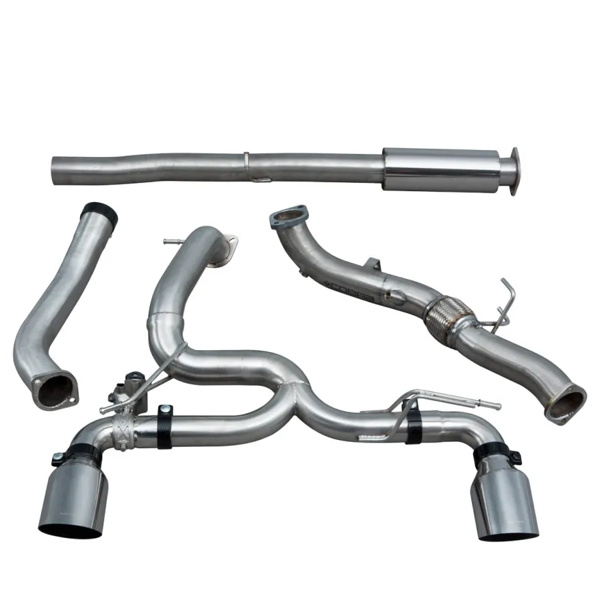 Ford Focus RS (Mk3) 15- Turboback-sportavgassystem (Med De/Cat) Venom (Valved) Cobra Sport
