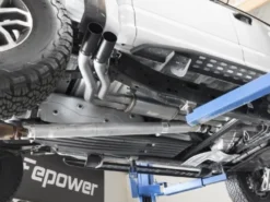 Ford F-150 Raptor 2017-2020 V6-3.5L (tt) Rebel Series 3in 409 SS Cat Back Sportavgassystem aFe Power - Svarta Utblås