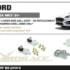 Ford KUGA MK3 2020+ Främre Spindelleder Hardrace