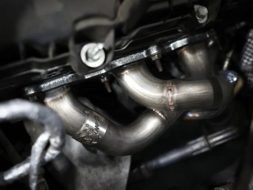 Ford Mustang 2011-2017 V6-3.7L Twisted Steel Shorty Grenrör aFe Power