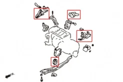 Ford Premacy / 323 / TIERRA 1.6 Förstärkta Motorfästen Hardrace