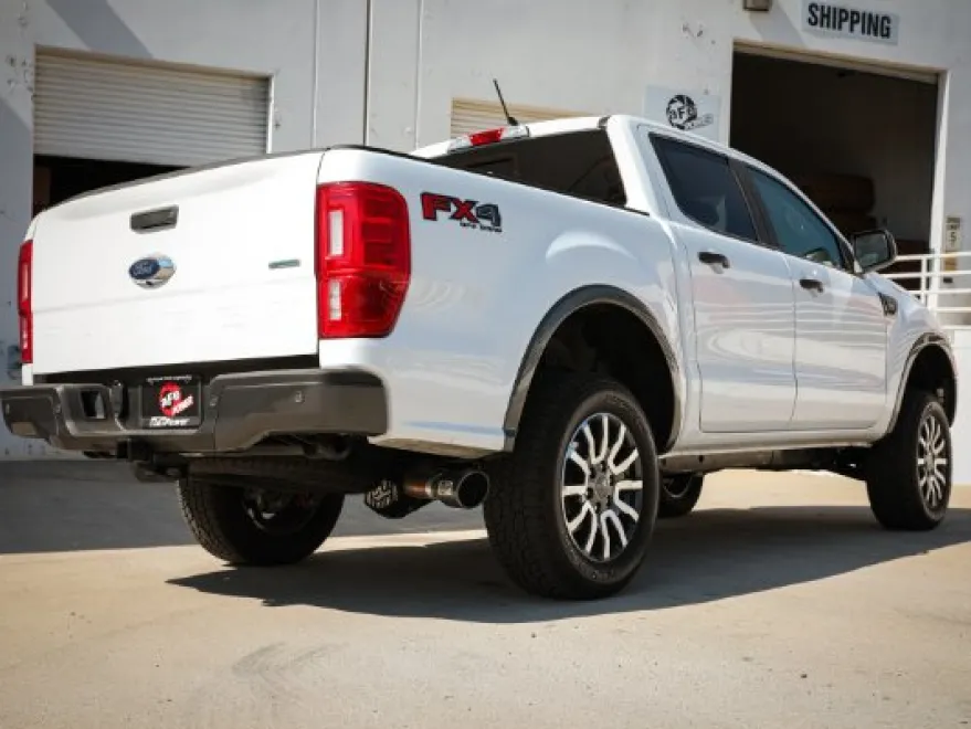 Ford Ranger 2019-2023 L4-2.3L (t) Apollo GT Series 3in 409 SS Axle-Back Sportavgassystem aFe Power - Svarta Utblås