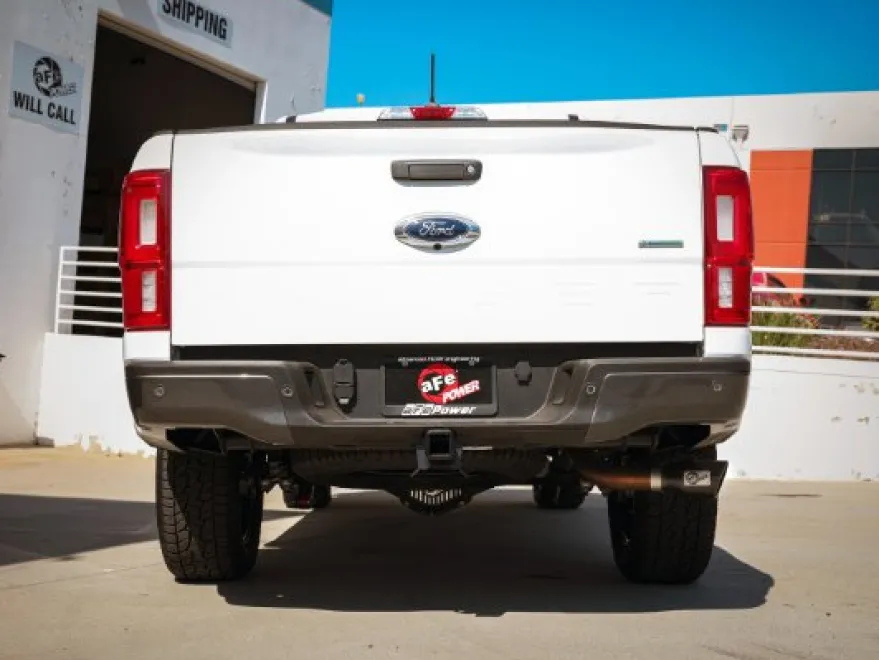 Ford Ranger 2019-2023 L4-2.3L (t) Apollo GT Series 3in 409 SS Axle-Back Sportavgassystem aFe Power - Svarta Utblås