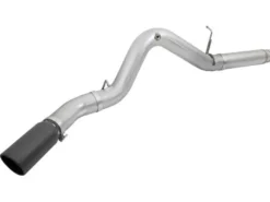 GM Diesel Pick-up Silverado 2016-2017 Duramax V8-6.6L (td) LML Atlas Sportavgassystem 5in DPF-Back Aluminiserat Stål / Svart utblås aFe Power