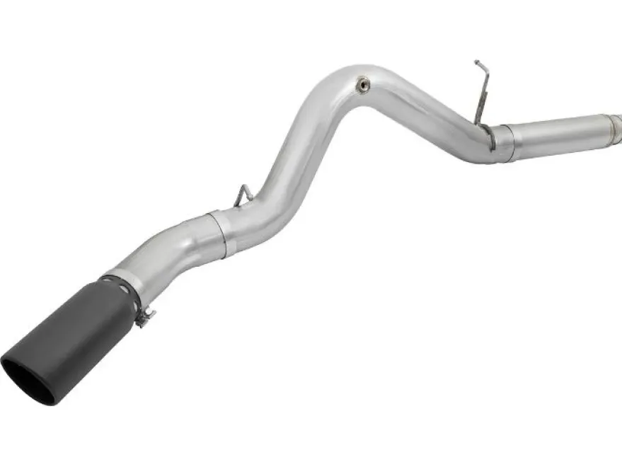 GM Diesel Pick-up Silverado 2016-2017 Duramax V8-6.6L (td) LML Atlas Sportavgassystem 5in DPF-Back Aluminiserat Stål / Svart utblås aFe Power