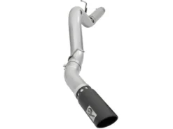 GM Diesel Pick-up Silverado 2016-2017 Duramax V8-6.6L (td) LML Atlas Sportavgassystem 5in DPF-Back Aluminiserat Stål / Svart utblås aFe Power
