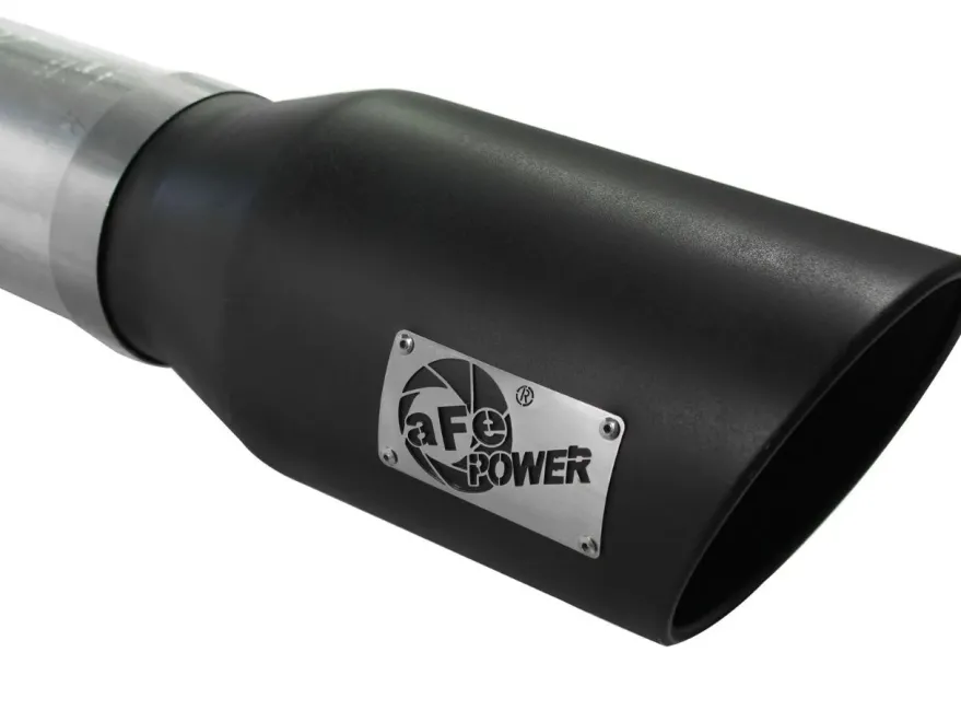 GM Diesel Pick-up Silverado 2011-2016 Duramax V8-6.6L (td) LML Atlas Sportavgassystem 5in DPF-Back Aluminiserat Stål Svarta utblås aFe Power