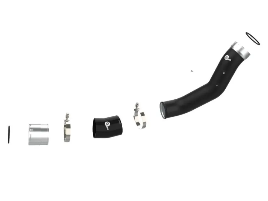 GM Diesel Pick-up 2024 V8-6.6L (td) L5P Aluminium Chargepipe Kall Sida 3.5in BladeRunner aFe Power - Svart