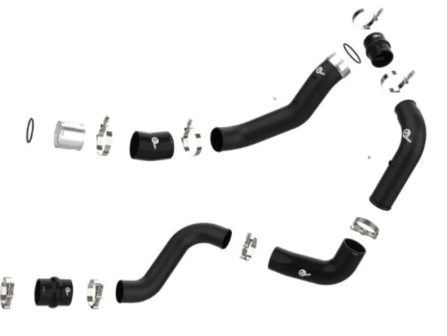 GM Diesel Pick-up 2020-2023 V8-6.6L (td) L5P BladeRunner Svart 3in Aluminium Chargepipe Kit aFe Power