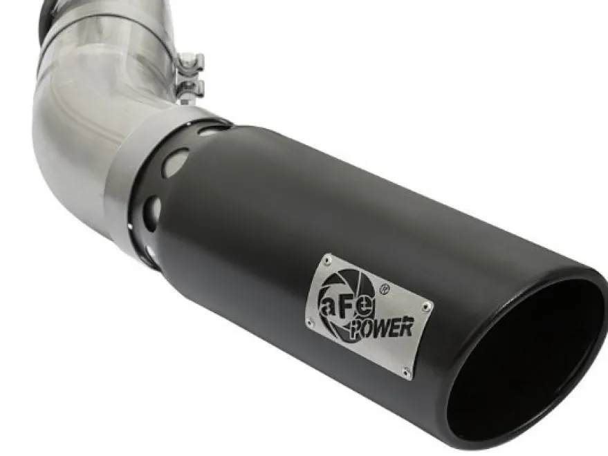 GM Diesel Pick-up 2017-2019 V8-6.6L (td) L5P HD 5in 409-SS DPF-Back Sportavgassystem aFe Power - Svarta Utblås