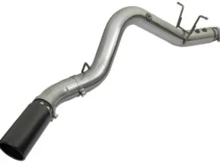 GM Diesel Pick-up 2017-2019 V8-6.6L (td) L5P HD 5in 409-SS DPF-Back Sportavgassystem aFe Power - Svarta Utblås