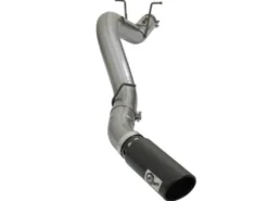 GM Diesel Pick-up 2017-2019 V8-6.6L (td) L5P HD 5in 409-SS DPF-Back Sportavgassystem aFe Power - Svarta Utblås