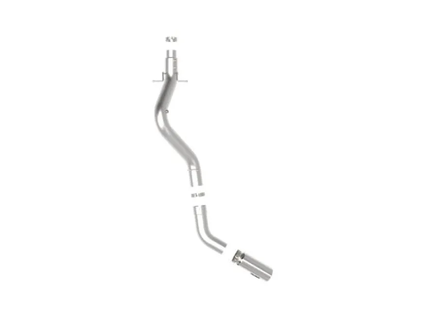 GM Diesel Pick-up 2022-2023 V8-6.6L (td) L5P Large Bore-HD 5 IN 409 SS DPF-Back Sportavgassystem Polerade Utblås aFe Power