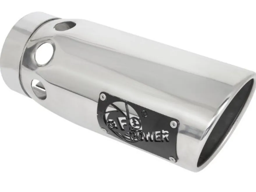 GM Diesel Pick-up 2022-2023 V8-6.6L (td) L5P Large Bore-HD 5 IN 409 SS DPF-Back Sportavgassystem Polerade Utblås aFe Power