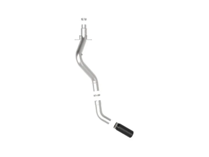 GM Diesel Pick-up 2022-2023 V8-6.6L (td) L5P Large Bore-HD 5 IN 409 SS DPF-Back Sportavgassystem aFe Power - Svarta Utblås