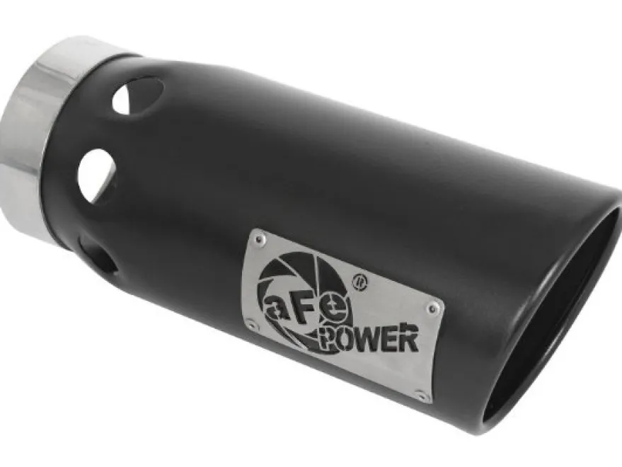 GM Diesel Pick-up 2022-2023 V8-6.6L (td) L5P Large Bore-HD 5 IN 409 SS DPF-Back Sportavgassystem aFe Power - Svarta Utblås