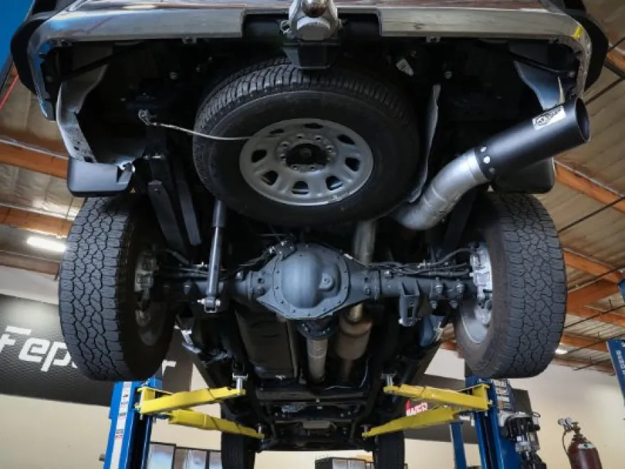 GM Diesel Pick-up 2022-2023 V8-6.6L (td) L5P Large Bore-HD 5 IN 409 SS DPF-Back Sportavgassystem aFe Power - Svarta Utblås