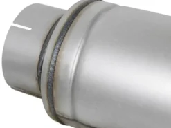 GM Full Size/Classic Pickup 5in Center/Center 24in L x 7in Diameter Rund Ljuddämpare aFe Power - Aluminiserat Stål