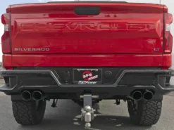 GM Pick-up 2023-2024 L6-3.0L (td) LZ0 Vulcan Series 3in 304 SS Sportavgassystem aFe Power - Svarta Utblås