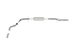 GM Silverado/Sierra 1500 2014-2018 V8-6.2L Apollo GT Series 4in 409SS Cat-Back Sportavgassystem Polerade Utblås aFe Power