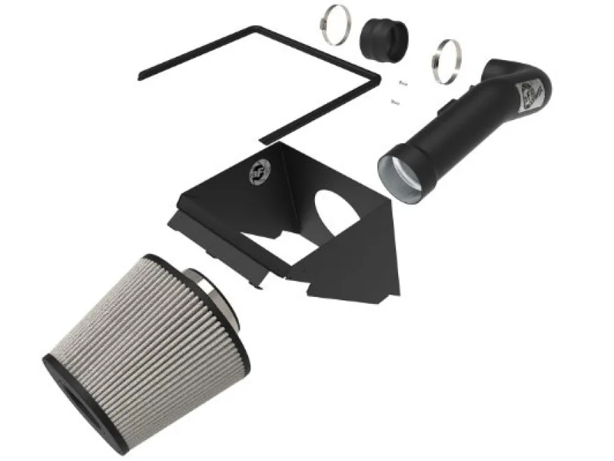 GM Silverado/Sierra 1500 2014-2019 V8 5.3L / 6.2L MagnumFORCE Insugskit Sportluftfilter Steg-2 Pro Dry S aFe Power