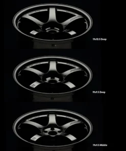 Gram Lights 57CR 18X9.5 +38 5-120 GLOSSY BLACK Fälg