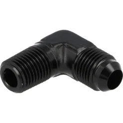 90° Hane Adapter AN - NPT - Svart QSP