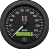 Hastighetsmätare 0-260km/h 87mm (Elektrisk) Svart Autometer Stack