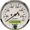 Hastighetsmätare 80mm 190KM/H (Elektrisk) OLD TYME WHITE