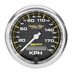 Hastighetsmätare 87mm 190KM/H (Elektrisk). Programerbar CARBON FIBER
