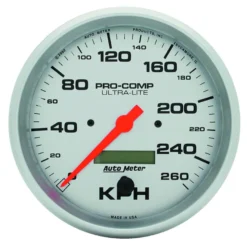 Hastighetsmätare 127mm 260KM/H (Elektrisk) Ultra-Lite