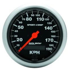 Hastighetsmätare 87mm 190KM/H (Elektrisk) SPORT-COMP