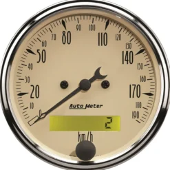 Hastighetsmätare 79.4mm 190KM/H (Elektrisk). PROG. W/ LCD ODO ANTIQUE BEIGE