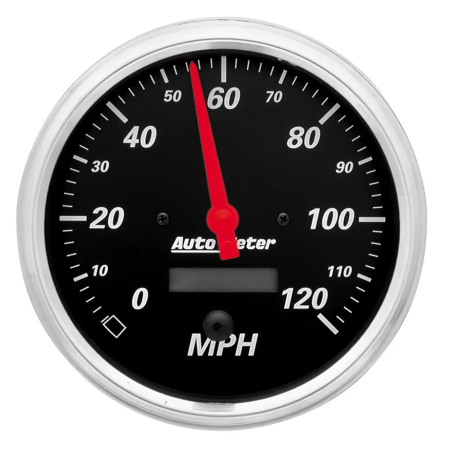 Hastighetsmätare 127mm 120MPH (Elektrisk) DESIGNER BLACK