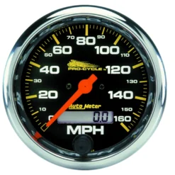 Hastighetsmätare 100mm 160 MPH (Elektrisk) Svart PRO-CYCLE