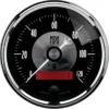 Hastighetsmätare 87mm 120MPH (Elektrisk) PRESTIGE BLACK DIAMOND