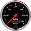Hastighetsmätare 87mm 120MPH (Elektrisk) DESIGNER BLACK