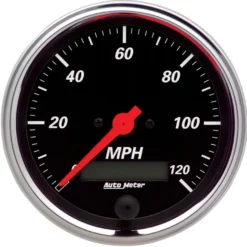 Hastighetsmätare 87mm 120MPH (Elektrisk) DESIGNER BLACK