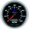 Hastighetsmätare 87mm 160MPH (Elektrisk) Programerbar Svart MOPAR