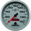 Hastighetsmätare 127mm 160MPH (Elektrisk) Programerbar ULTRA-LITE II