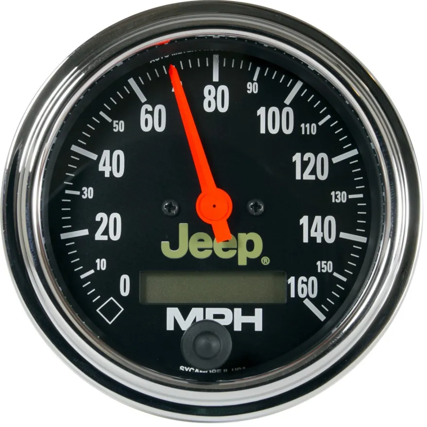 Hastighetsmätare 87mm 160MPH (Elektrisk) Programerbar JEEP