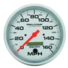 Hastighetsmätare 127mm 160MPH (Elektrisk) Ultra-Lite
