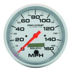 Hastighetsmätare 127mm 160MPH (Elektrisk) Ultra-Lite